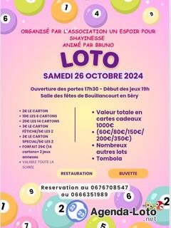 Photo du loto Loto Association un Espoir pour Shayinesse