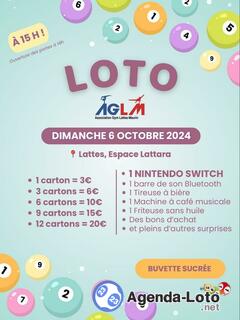 Photo du loto LOTO Association Gymnique LATTES-MAURIN