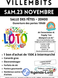 Photo du loto Loto Association Les mampre's en 4L