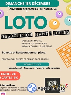 Photo du loto Loto association Nant’zelles