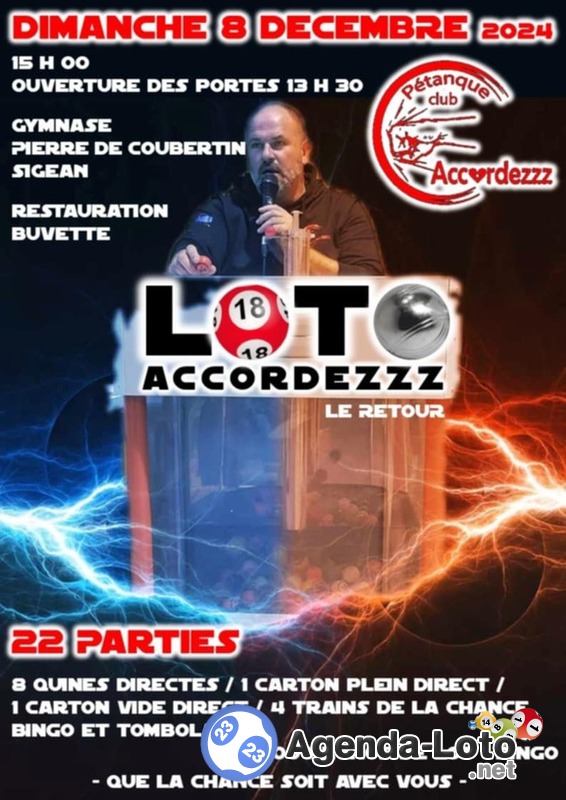 Loto association PC ACCORDEZZZ