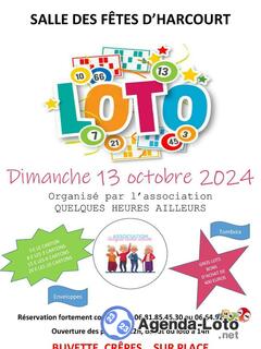 Photo du loto Loto d'association. Quelques Heures Ailleurs