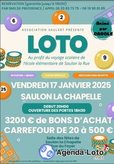 Photo du loto Loto association saulert