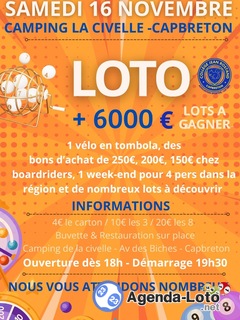 Photo du loto LOTO association sportive collège