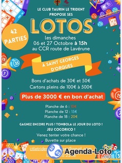 Photo du loto Loto association le trident