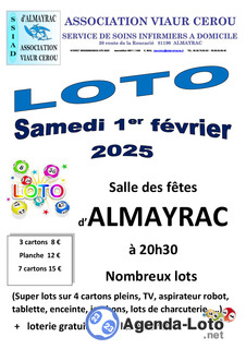 Photo du loto Loto association viaur cerou - ssiad almayrac