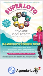 Photo du loto Loto au Lycée Sainte Marie Bailleul