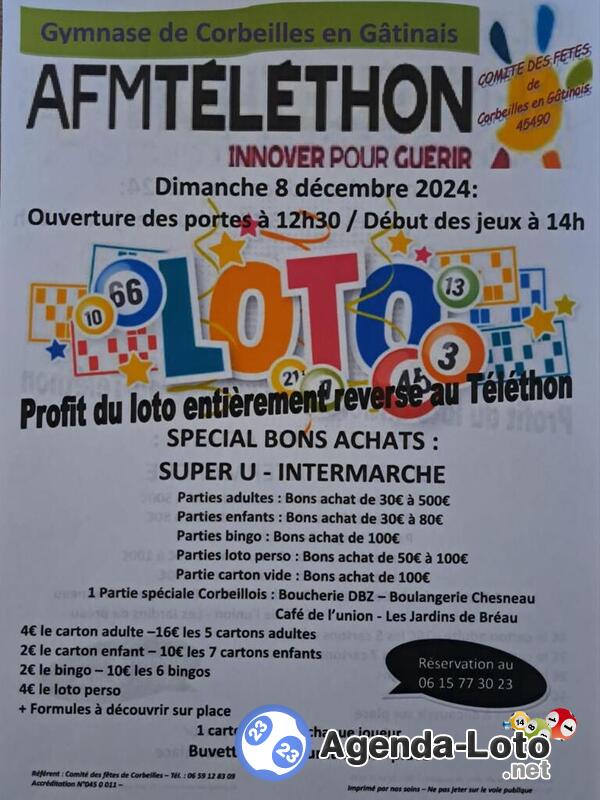 Loto au profit du telethon