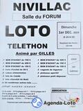 Photo LOTO au profit du Téléthon à Nivillac