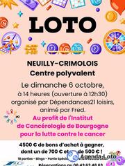 Photo du loto Loto au profit de l'institut de cancérologie de Bourgogne