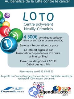 Photo du loto Loto au profit de la lutte contre le cancer CGFL DIJON