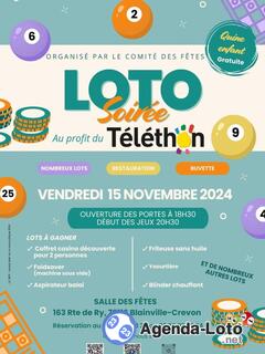 Photo du loto Loto au profit de téléthon