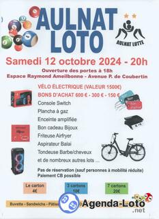 Photo du loto Loto aulnat lutte