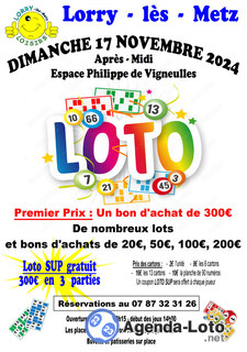 Photo du loto Loto d'automne