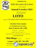 Loto d'automne de la pétanque boule romorantinaise