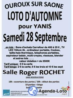 Photo du loto Loto d'automne pour yanis