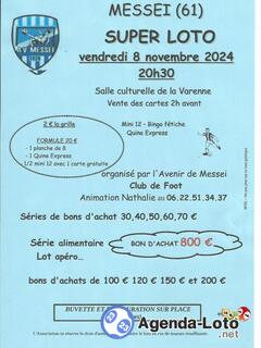 Photo du loto LOTO 'Avenir de Messei' Foot