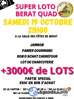 Photo du loto LOTO Beratquad31