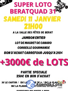 Photo du loto LOTO Beratquad31