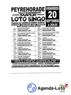 Photo du loto Loto bingo