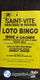 Photo Loto bingo à Saint-Vite