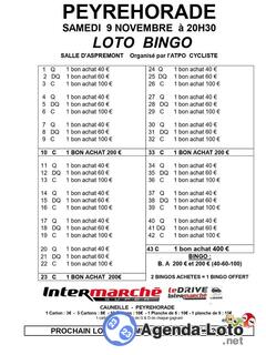 Photo du loto loto - bingo de l'ATPO cycliste