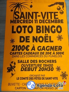 Photo du loto Loto bingo de noël