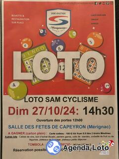 Photo du loto Loto bingo sam cyclisme