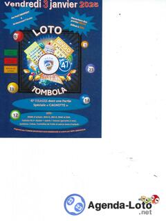 Photo du loto loto - bingo sasm foot st Maixent avec JAMY 47 tirages