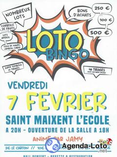 Photo du loto loto- bingo sasm rugby st Maixent avec JAMY 48 tirages