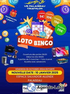 Photo du loto Loto Bingo - US Palaiseau Triathlon