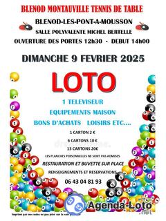 Photo du loto Loto blenod montauville tennis de table