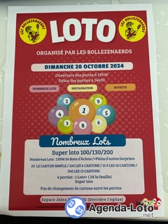 Photo du loto Loto des bollezenaerds