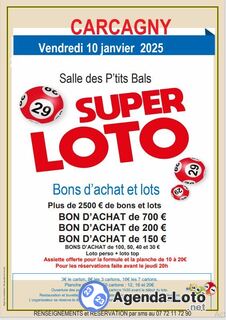 Photo du loto loto bons d achat et lots