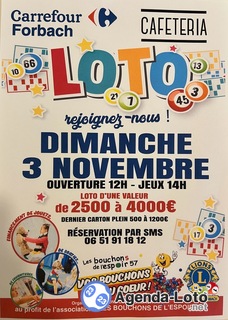 Photo du loto LOTO Bouchons de l'espoir 57