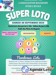 Photo du loto loto bougeons pour l'école