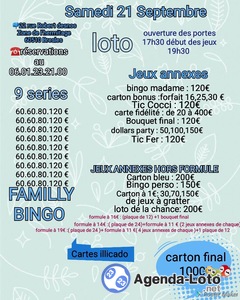 Photo du loto Loto Bresles Familly Bingo