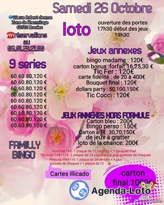 Photo du loto Loto Bresles Familly bingo