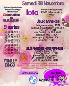 Photo du loto Loto Bresles Familly Bingo