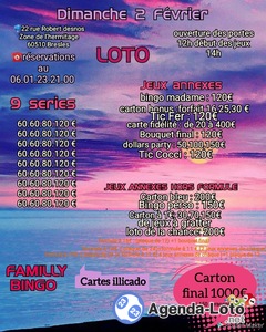 Photo du loto Loto Bresles Familly Bingo