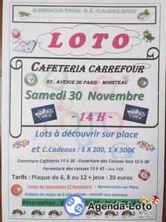 Photo du loto LOTO Cafétéria Carrefour - Comité Restreint