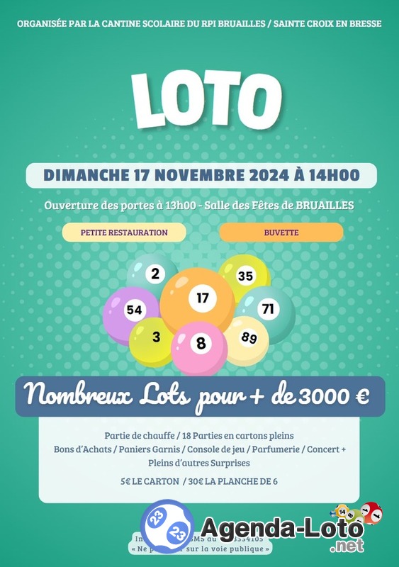 LOTO Cantines Bruailles