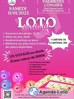 Photo du loto Loto Caritatif Les Raphaëloises