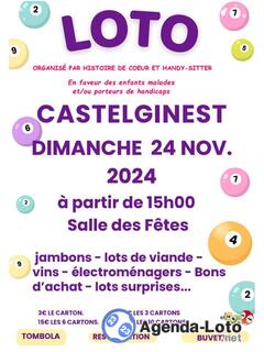 Photo du loto Loto à Castelginest de l'association Histoire de cœur