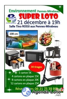 Photo du loto Loto cds environnement