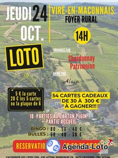 Photo du loto Loto chardonnay patrimoine