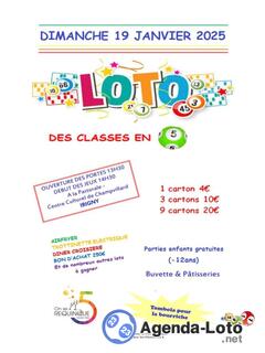 Photo du loto Loto des Classes en 5