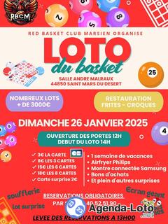 Photo du loto LOTO club basket RBCM