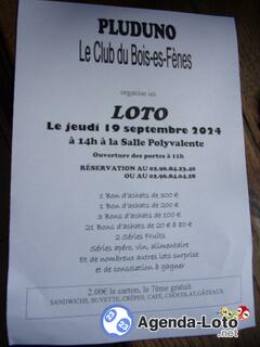 Photo du loto Loto Club du Bois-es-fènes de Pluduno