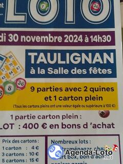 Photo du loto Loto Club st Vincent